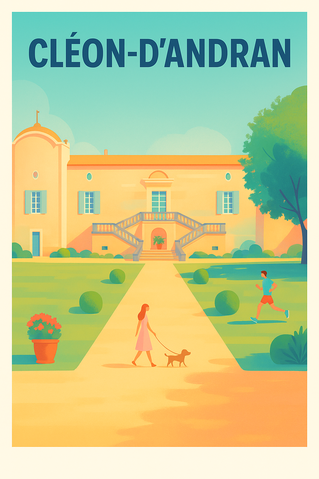 Affiche de Cléon-d'Andran - Douceur et Sérénité en Provence