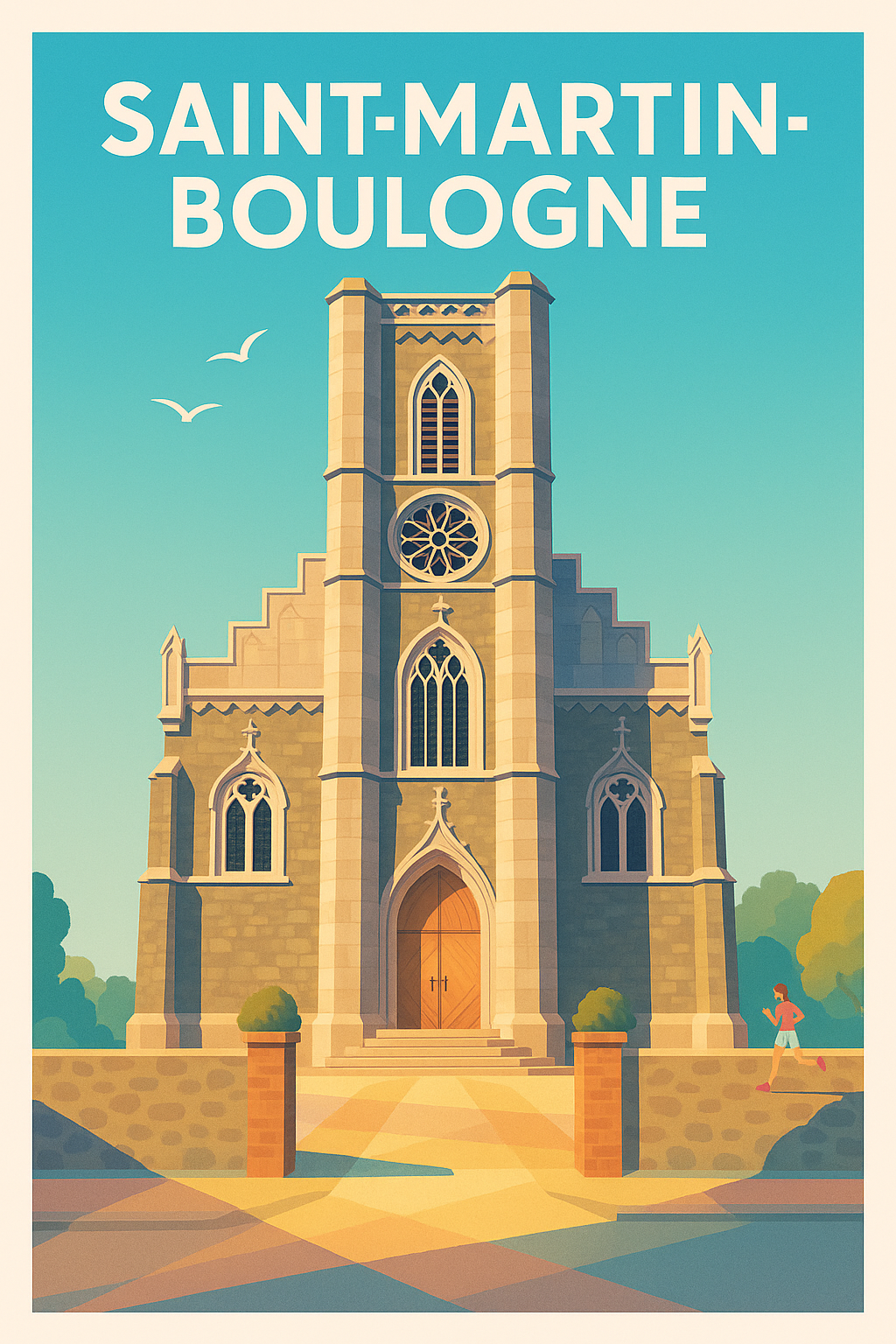 Affiche de Saint-Martin-Boulogne - L'élégance architecturale au cœur de la ville
