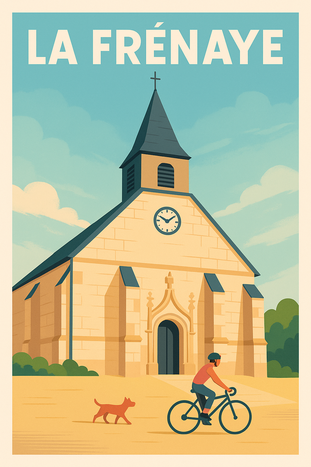 Affiche de La Frénaye - Harmonie et Sérénité au cœur du village