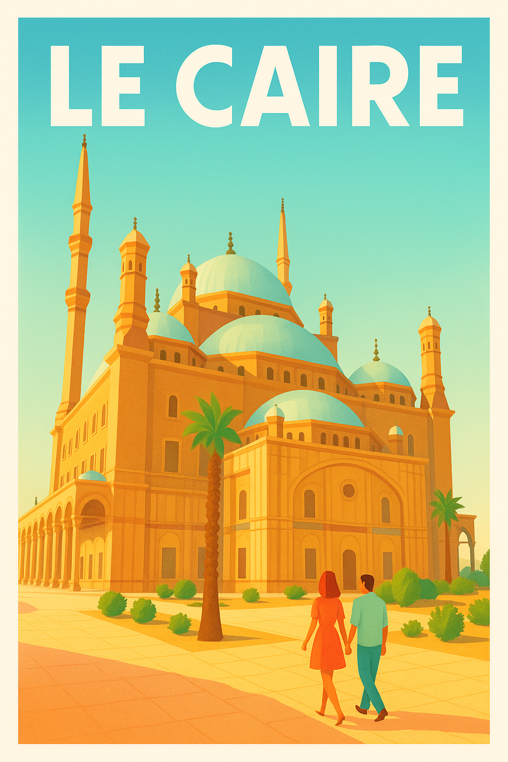 Affiche Le Caire — Voyage au cœur de la perle du Nil · poster d'art de Le Caire
