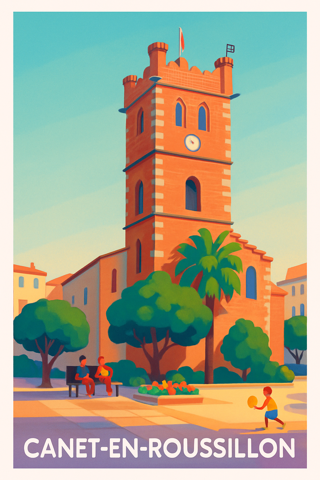Affiche de Canet-en-Roussillon - Charme et lumière méditerranéenne