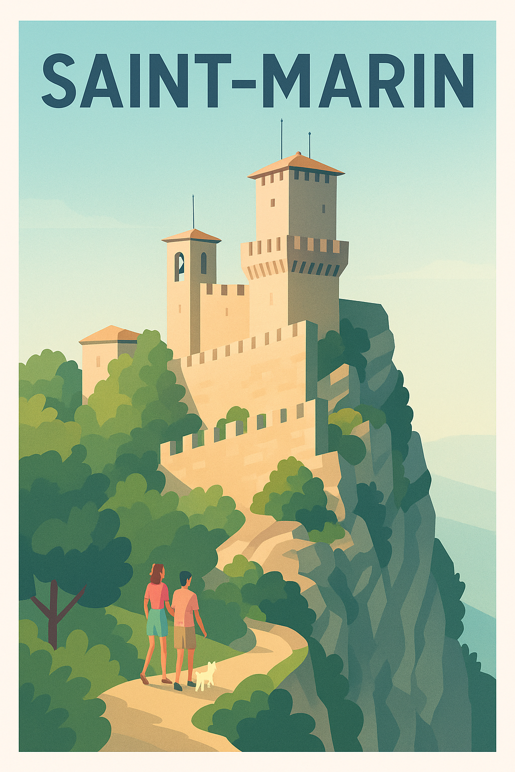 Affiche de Saint-Marin - L'évasion au sommet de la République