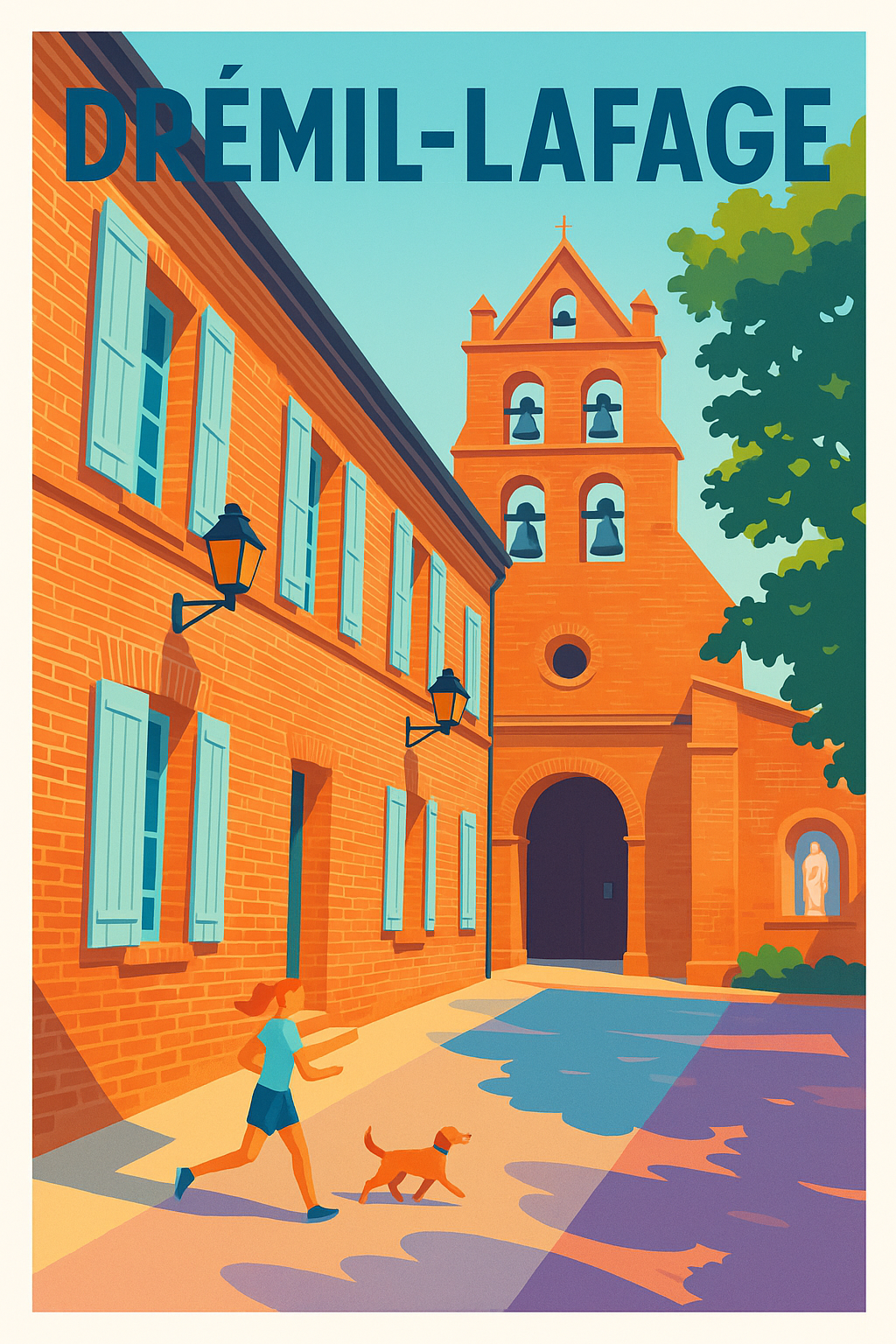 Affiche de Drémil-Lafage - Charme toulousain et douceur de vivre