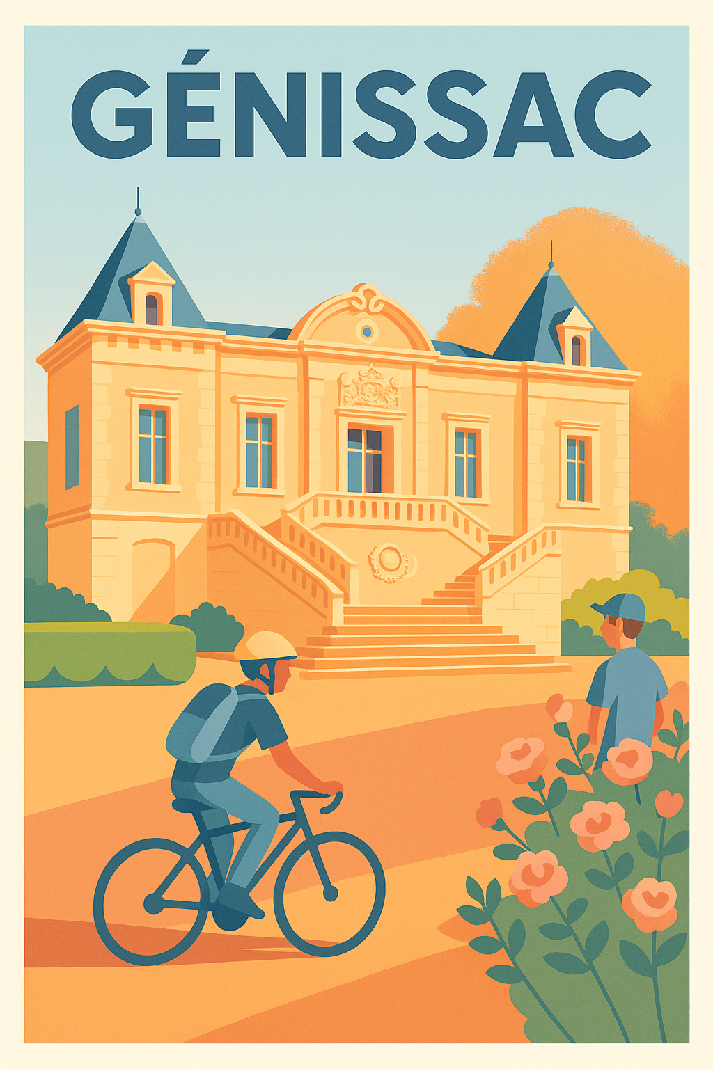 Affiche de Génissac - Charme et douceur de la campagne bordelaise