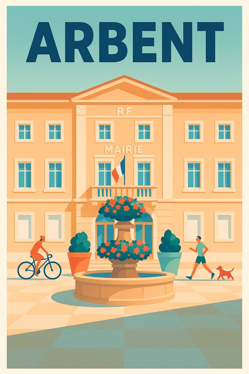 Affiche de Arbent - L'Esprit du Centre-Ville en Affiche