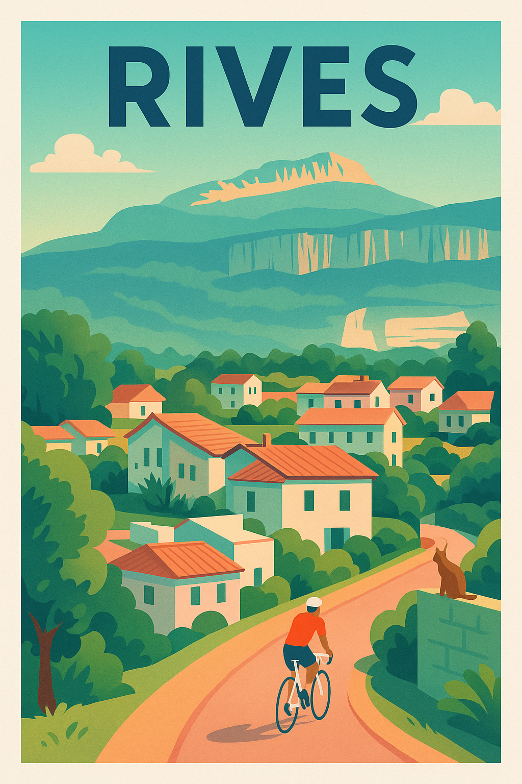 Affiche de Rives - L’évasion bucolique à vélo