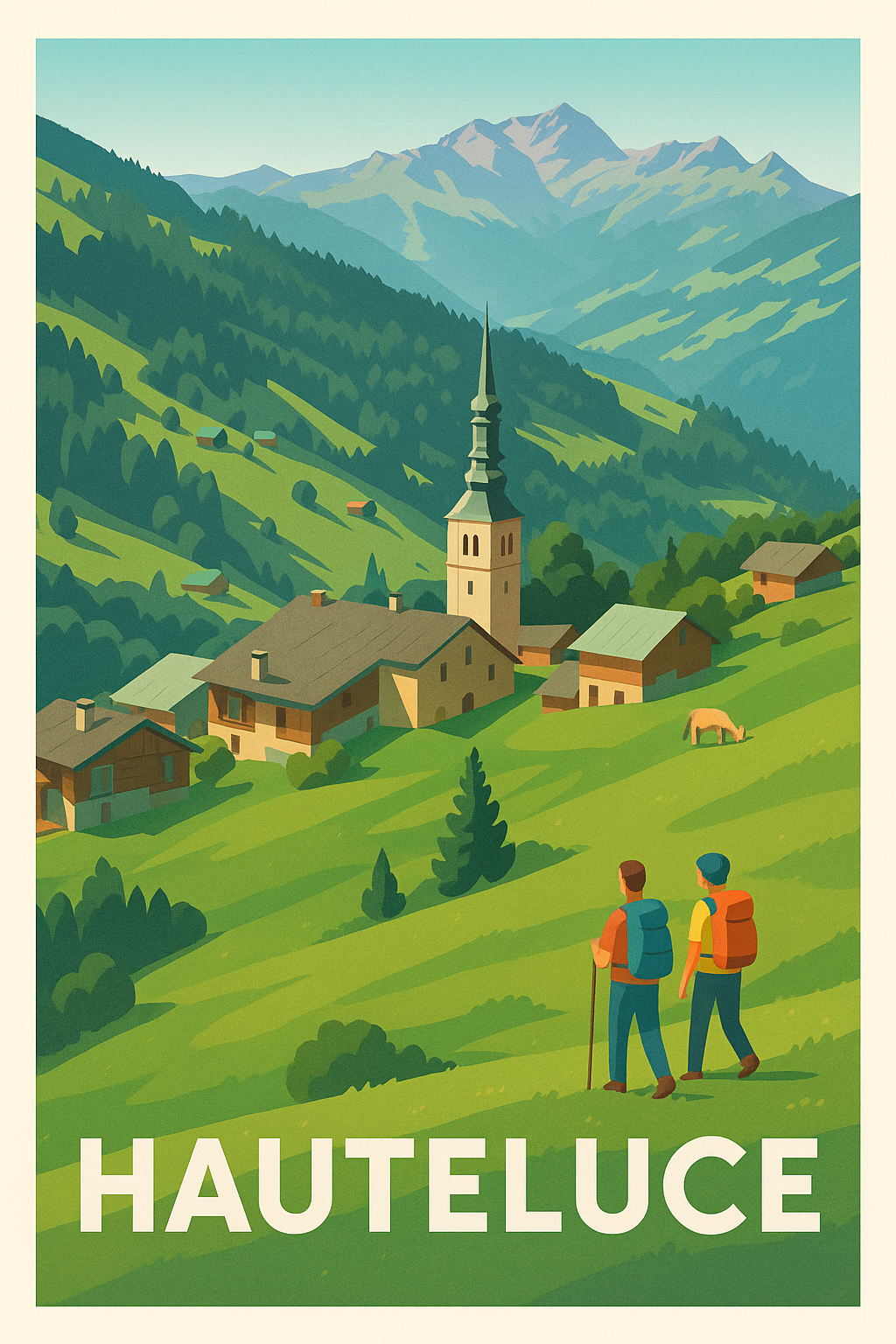 Affiche de Hauteluce - Escapade apaisante en montagne
