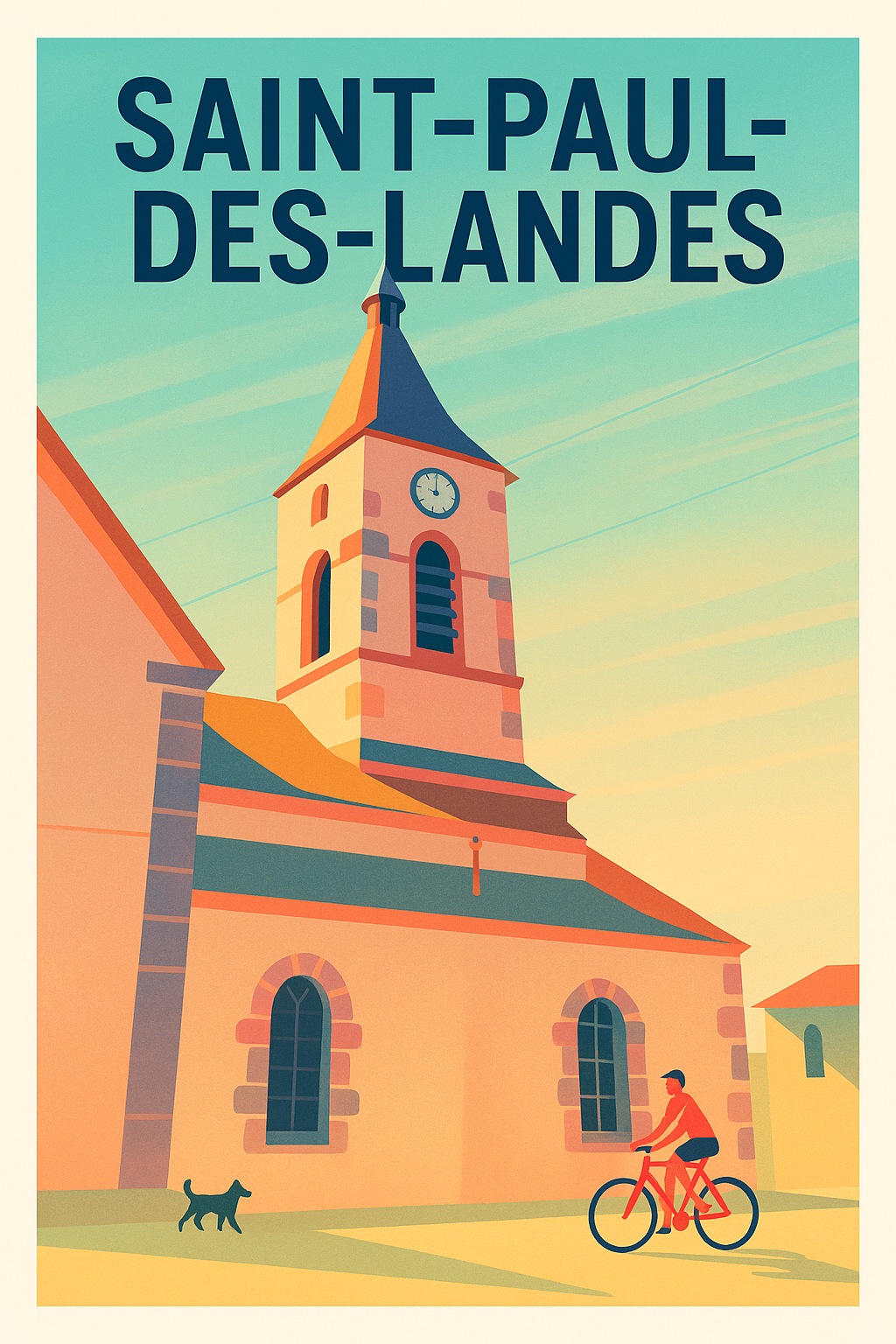Affiche de Saint-Paul-des-Landes - Charme et sérénité au cœur du village