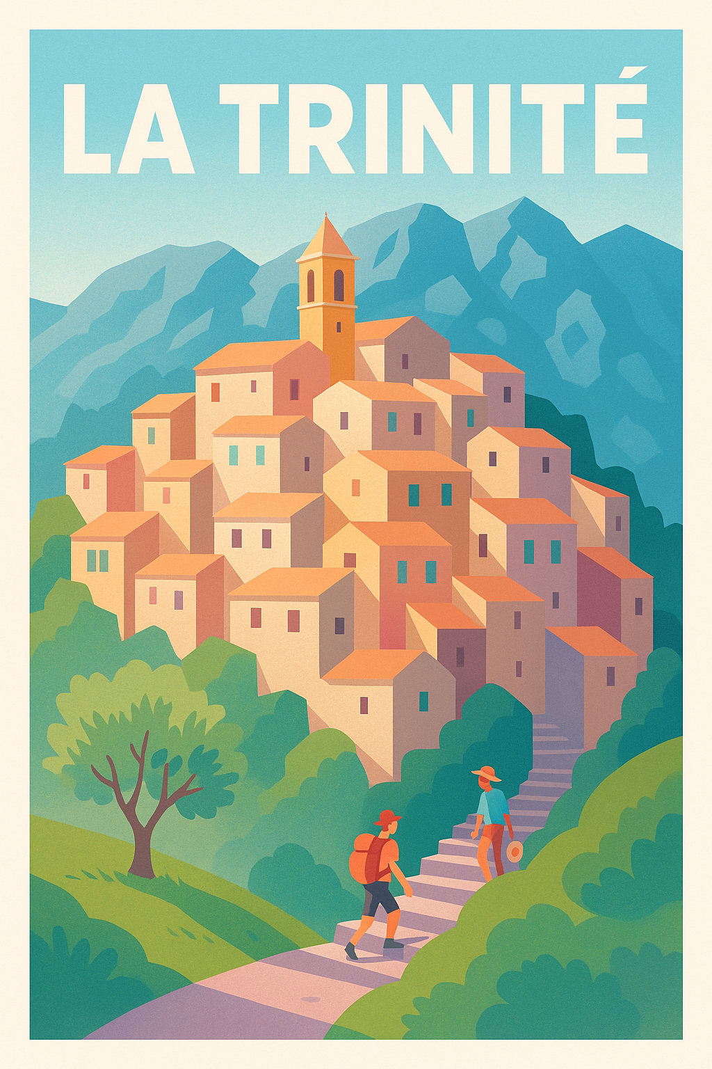 Affiche de La Trinité - Village perché au charme intemporel