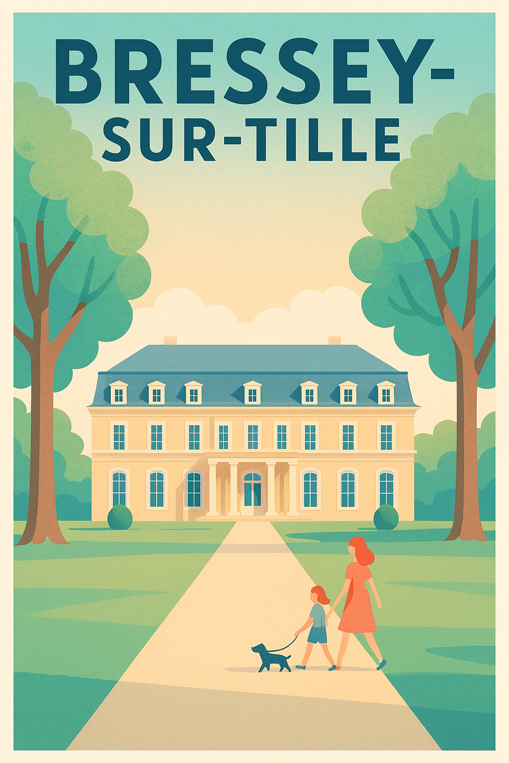 Affiche de Bressey-sur-Tille - Élégance et Sérénité au Chateau
