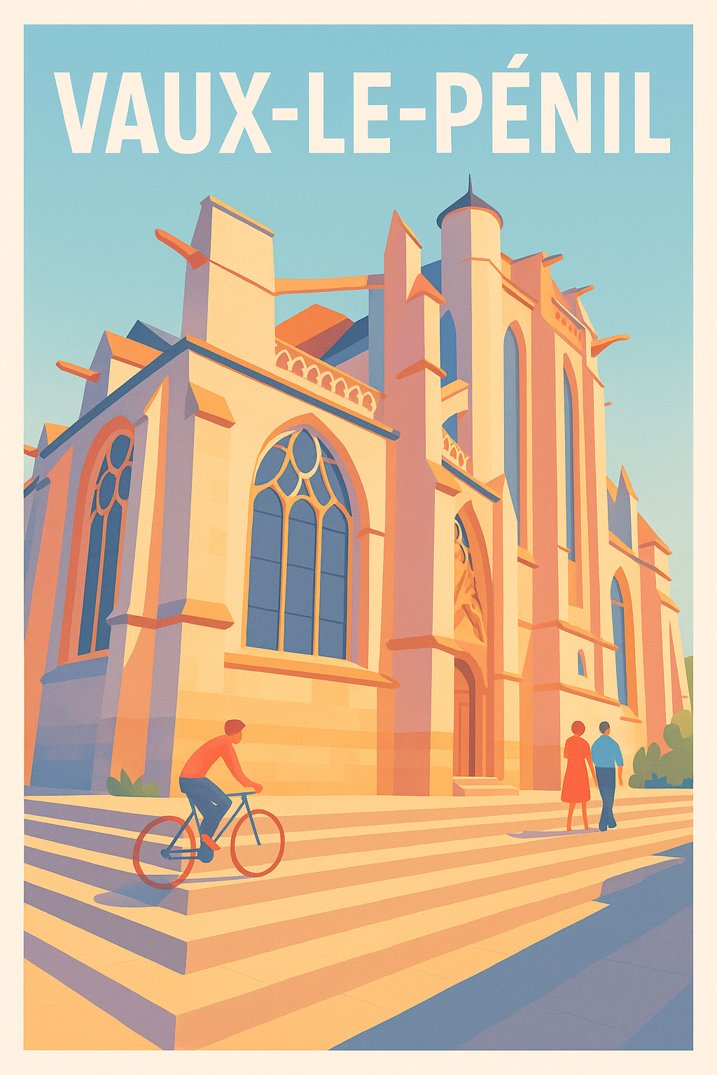 Affiche de Vaux-le-Pénil - L'élégance architecturale en lumière