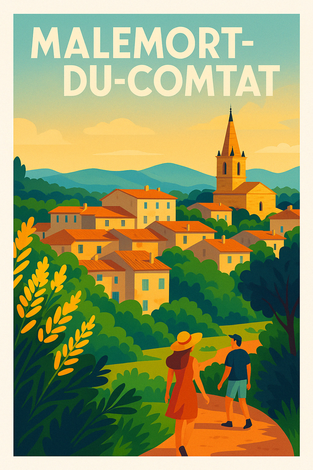 Malemort-du-Comtat - Balade en Provence