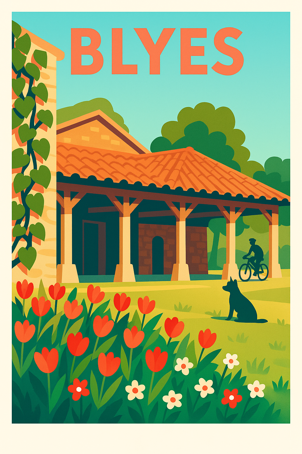 Affiche de Blyes - Charme bucolique et douceur de vivre
