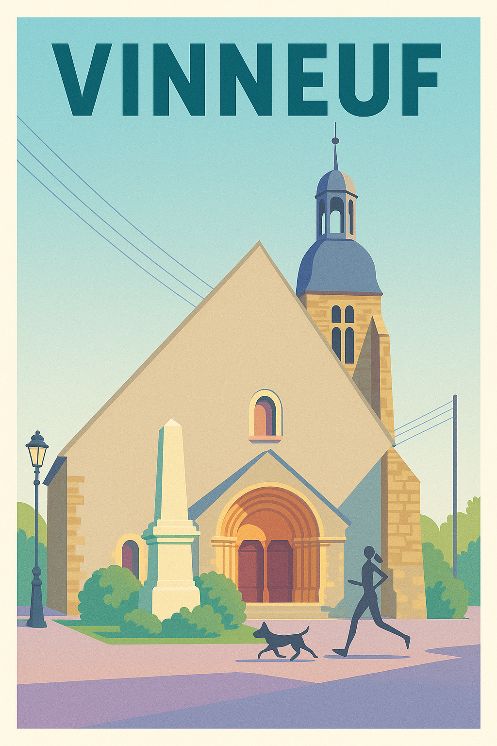 Affiche de Vinneuf - L'élégance paisible au cœur du village