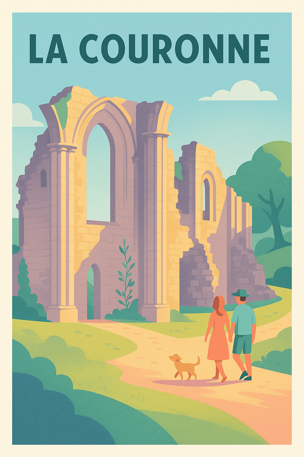 Affiche de La Couronne - Balade romantique au cœur des ruines