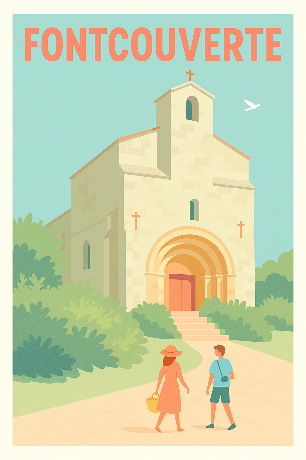 Affiche de Fontcouverte - L'authenticité au cœur du patrimoine