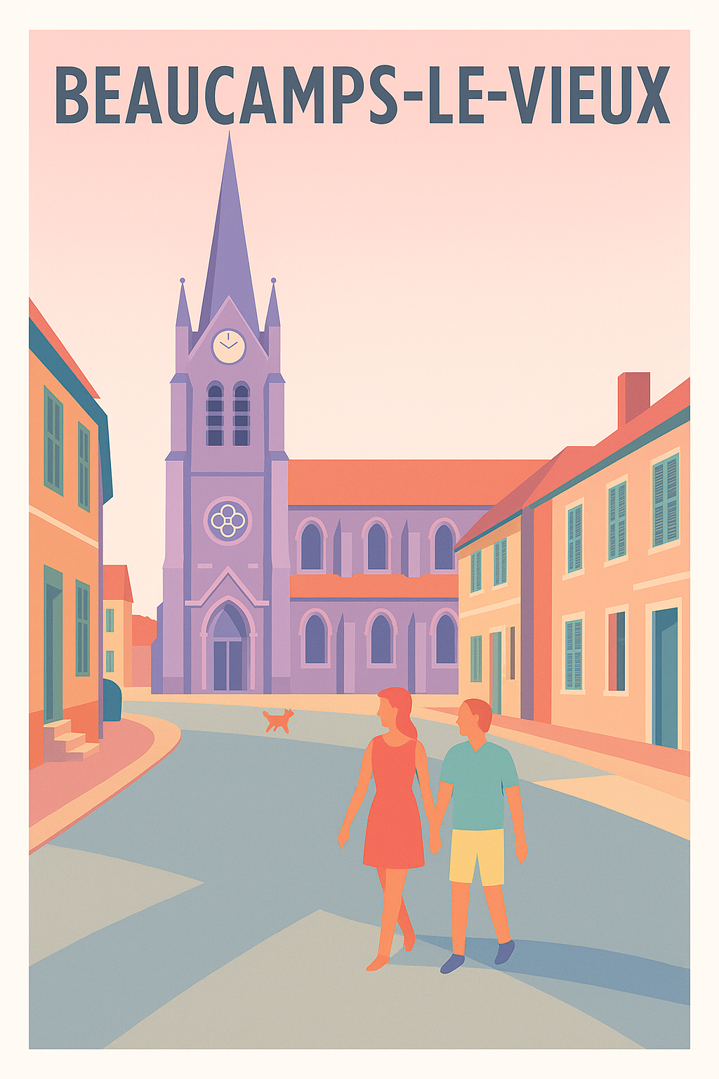 Affiche de Beaucamps-le-Vieux - Charme et sérénité au cœur du village