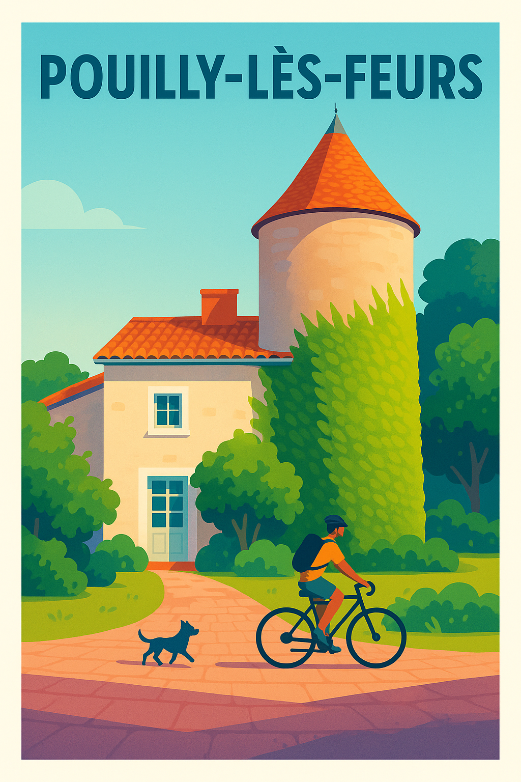 Affiche de Pouilly-lès-Feurs - Charme bucolique et douceur de vivre