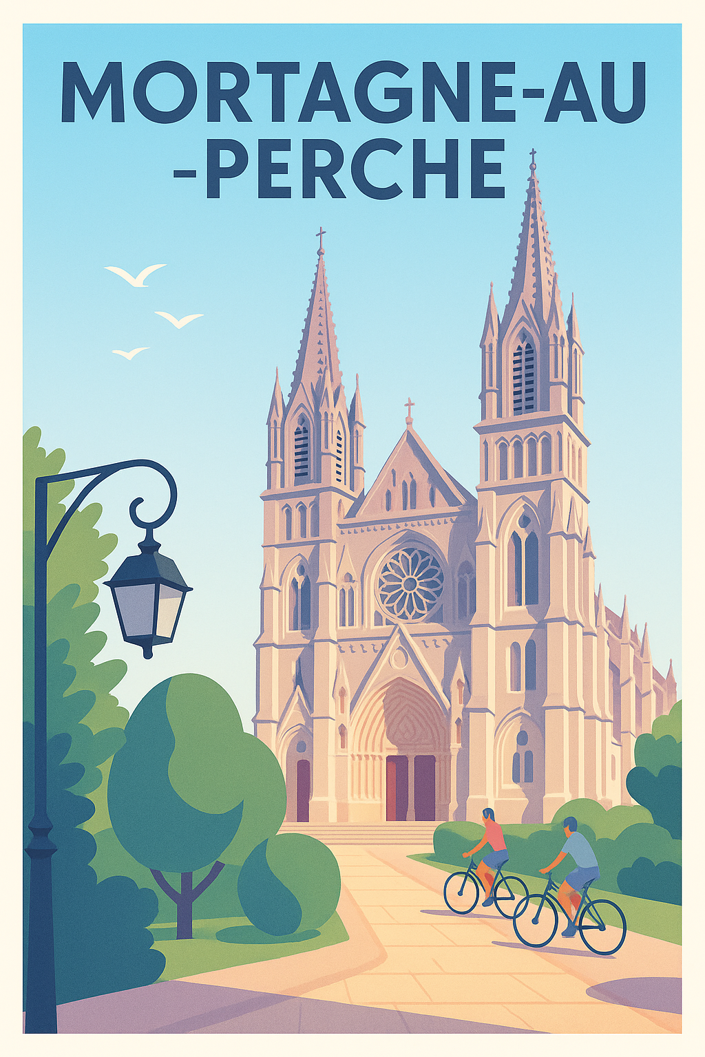 Affiche de Mortagne-au-Perche - Charme pittoresque et patrimoine