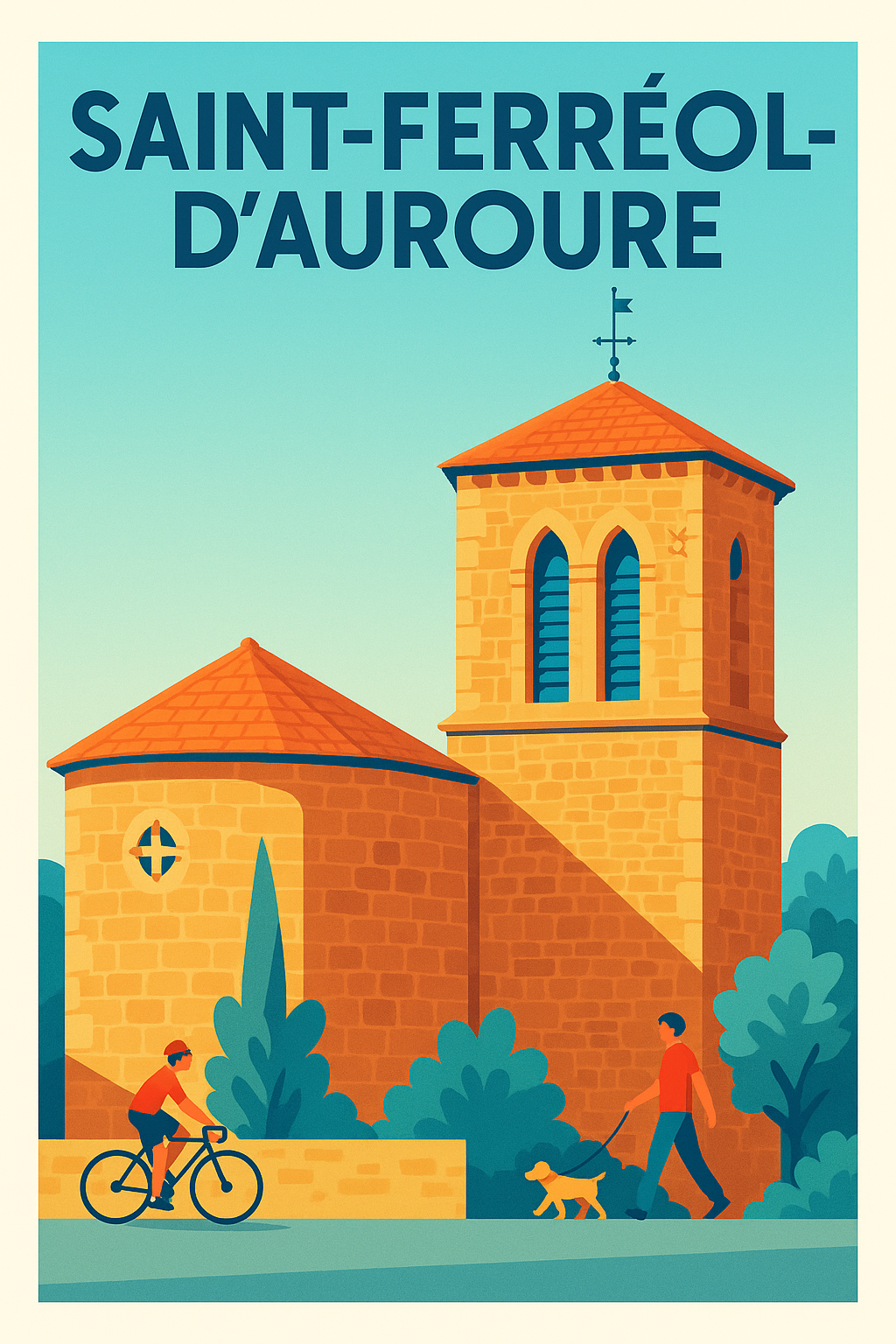 Affiche de Saint-Ferréol-d'Auroure - Charme et sérénité au cœur du village