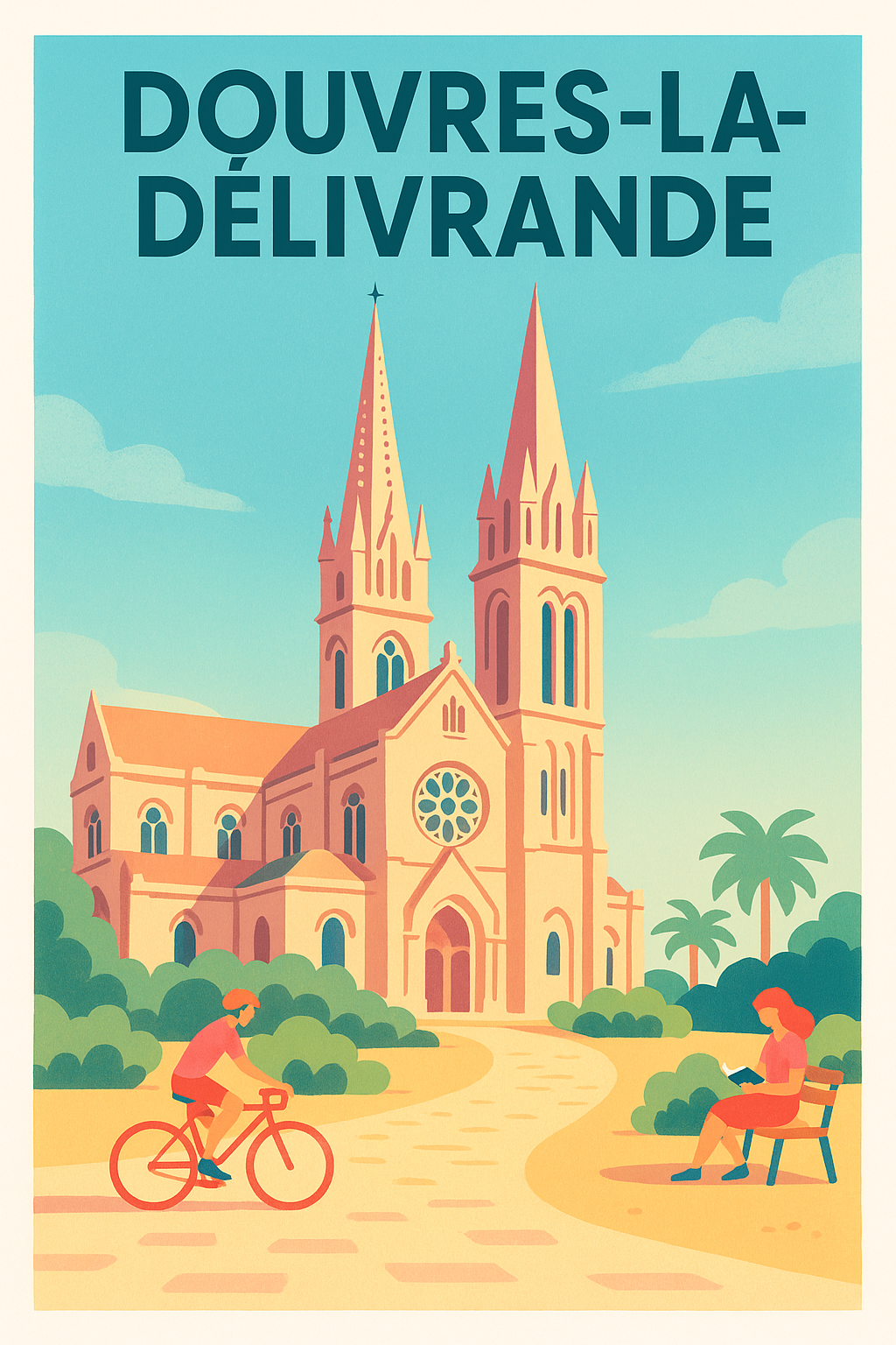 Affiche de Douvres-la-Délivrande - Charme paisible entre nature et patrimoine