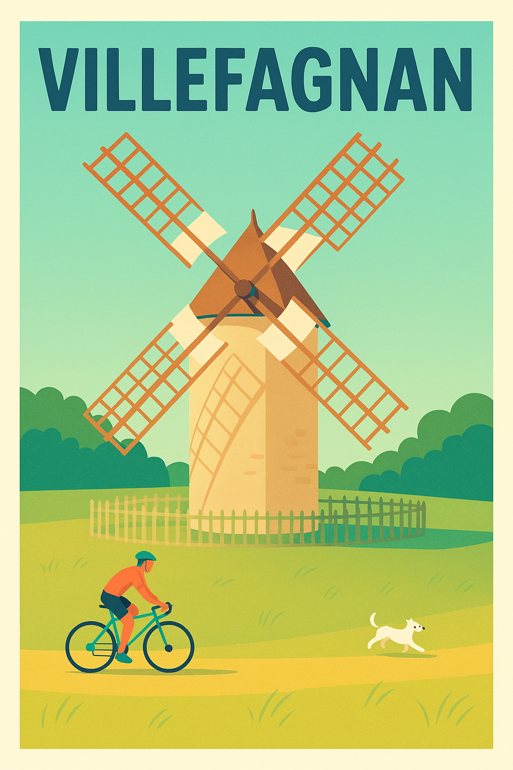 Affiche de Villefagnan - Charme bucolique et douceur de vivre