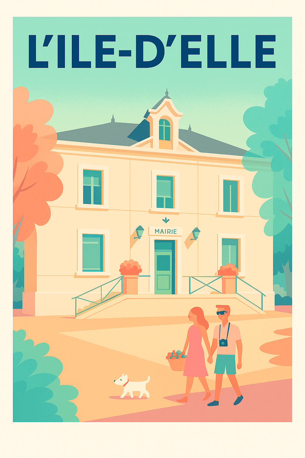 Affiche de L'Île-d'Elle - Charme paisible au cœur de la mairie