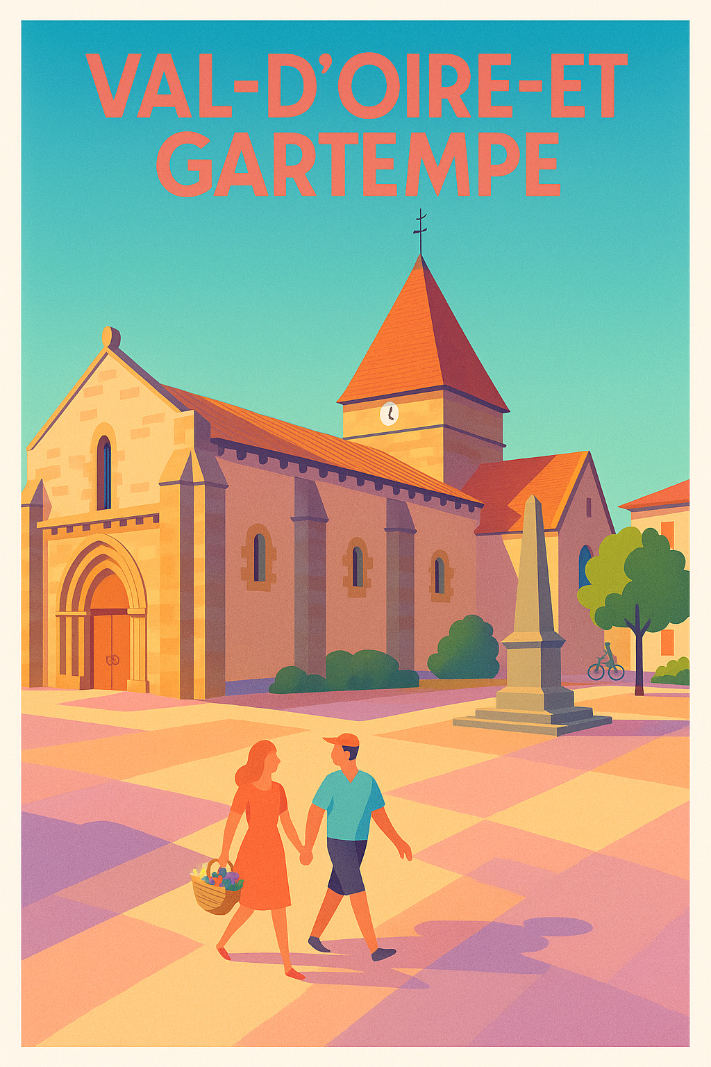 Affiche de Val-d'Oire-et-Gartempe - Charme et douceur à la française