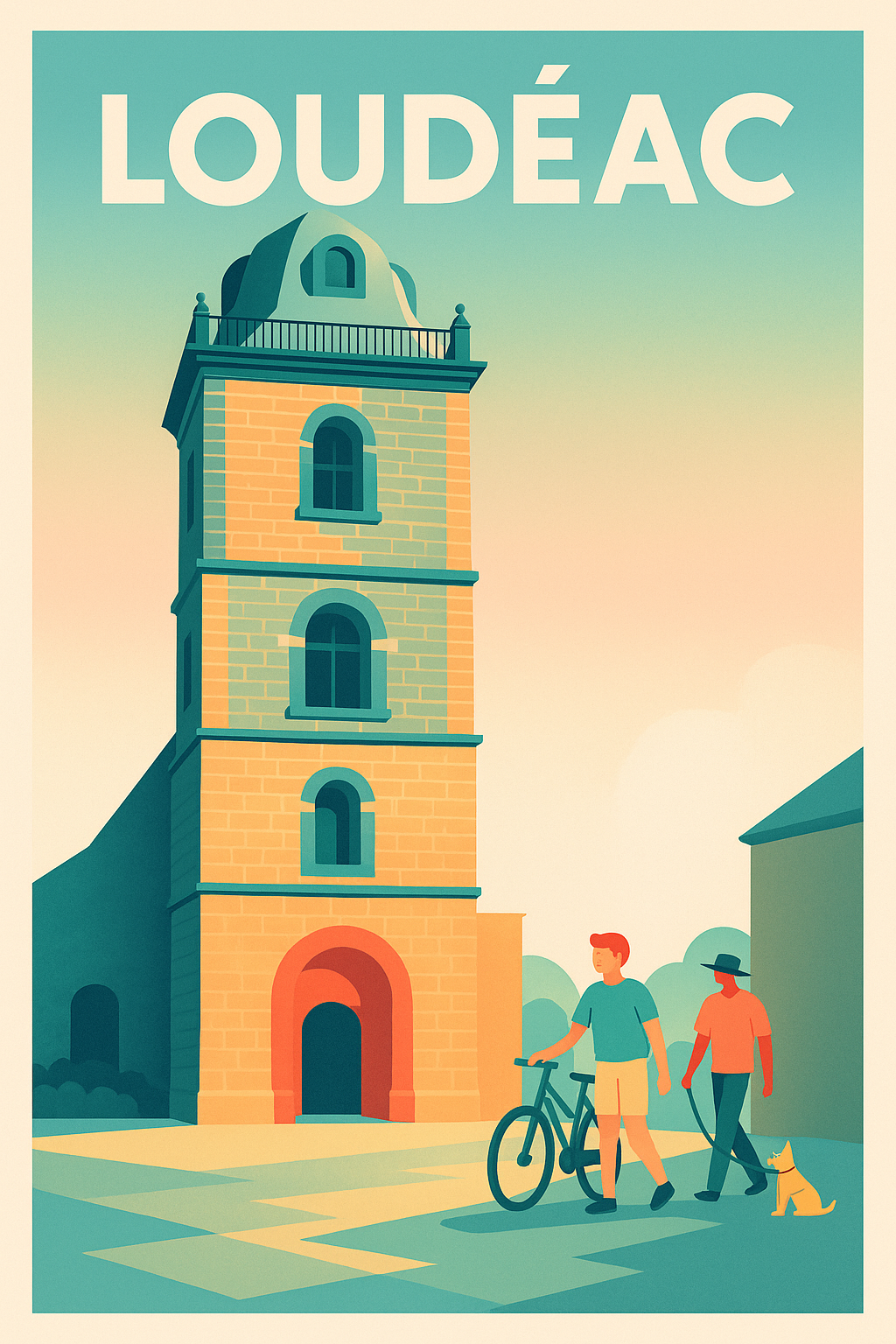 Affiche de Loudéac - Charme historique au cœur de la ville