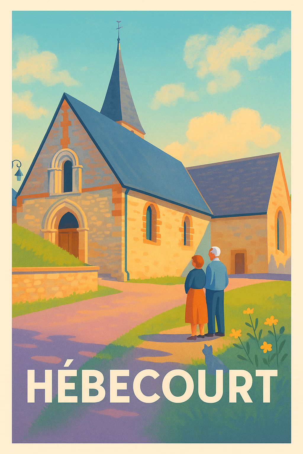 Affiche de Hébecourt - Tranquillité et charme à la campagne