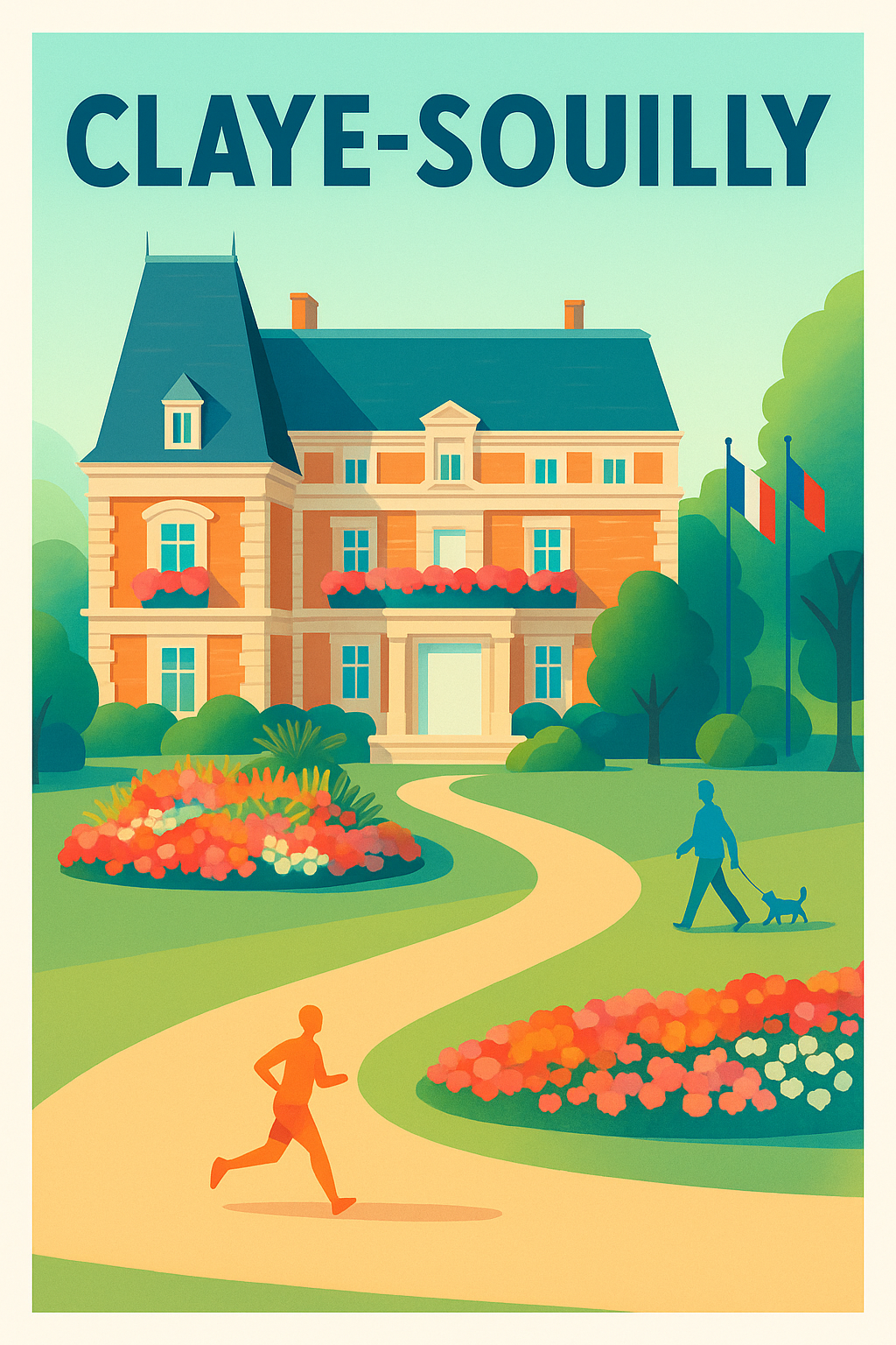 Affiche de Claye-Souilly - Harmonie et nature en ville