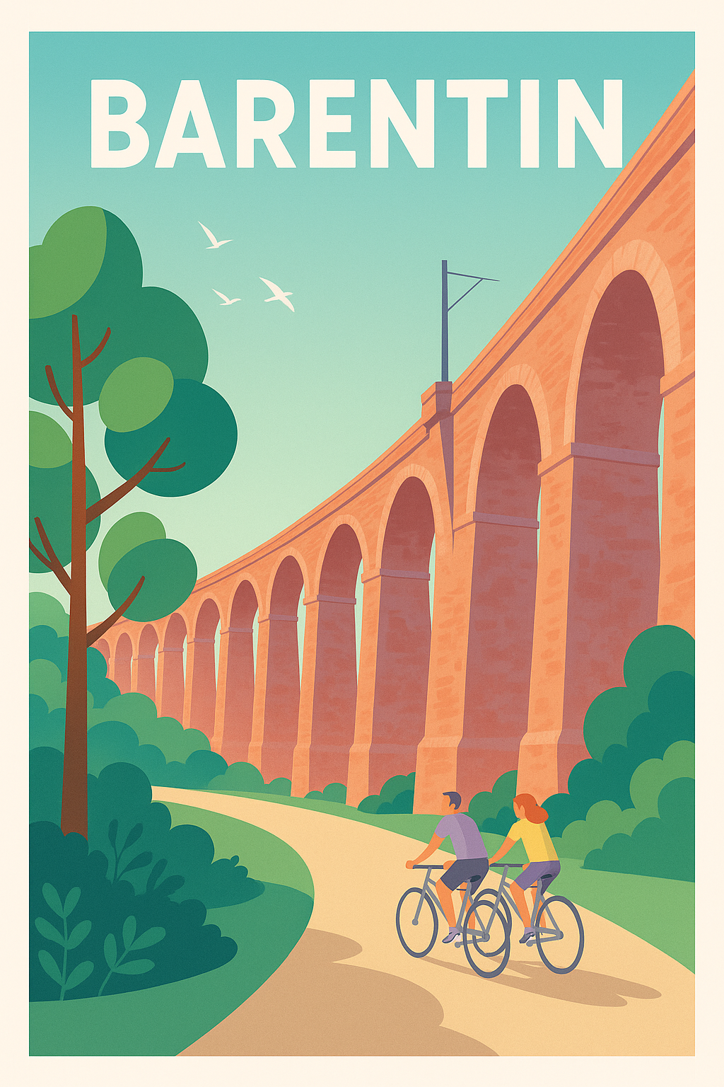 Affiche de Barentin - Promenade au fil de l'aqueduc