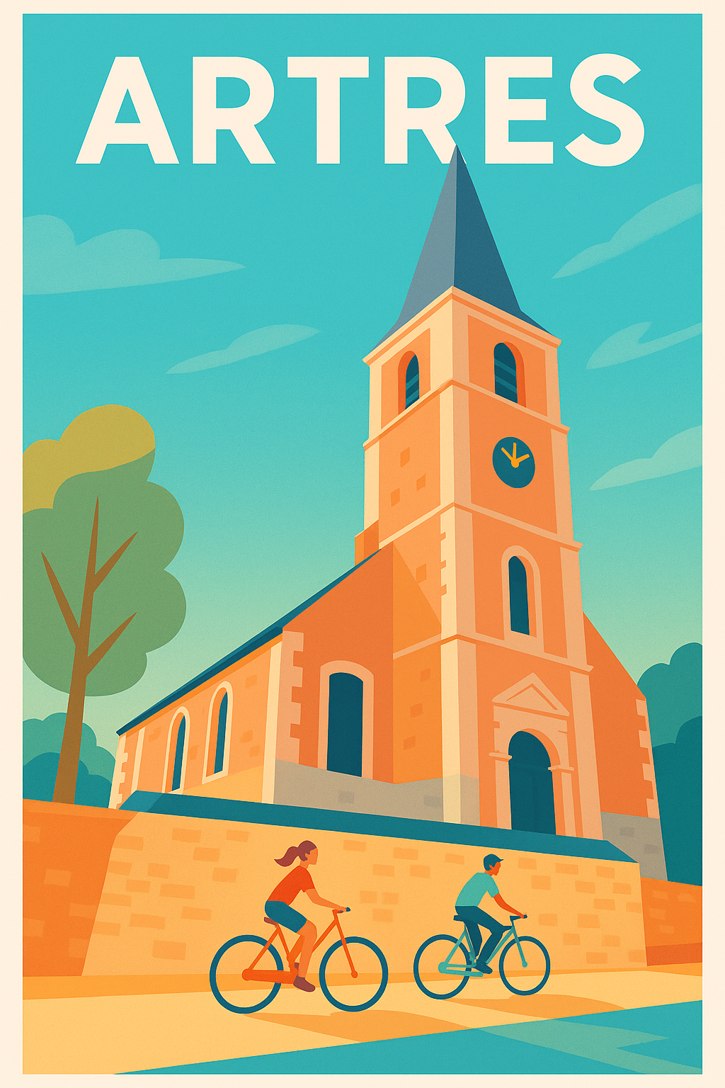 Affiche de Artres - Balade paisible au cœur du village