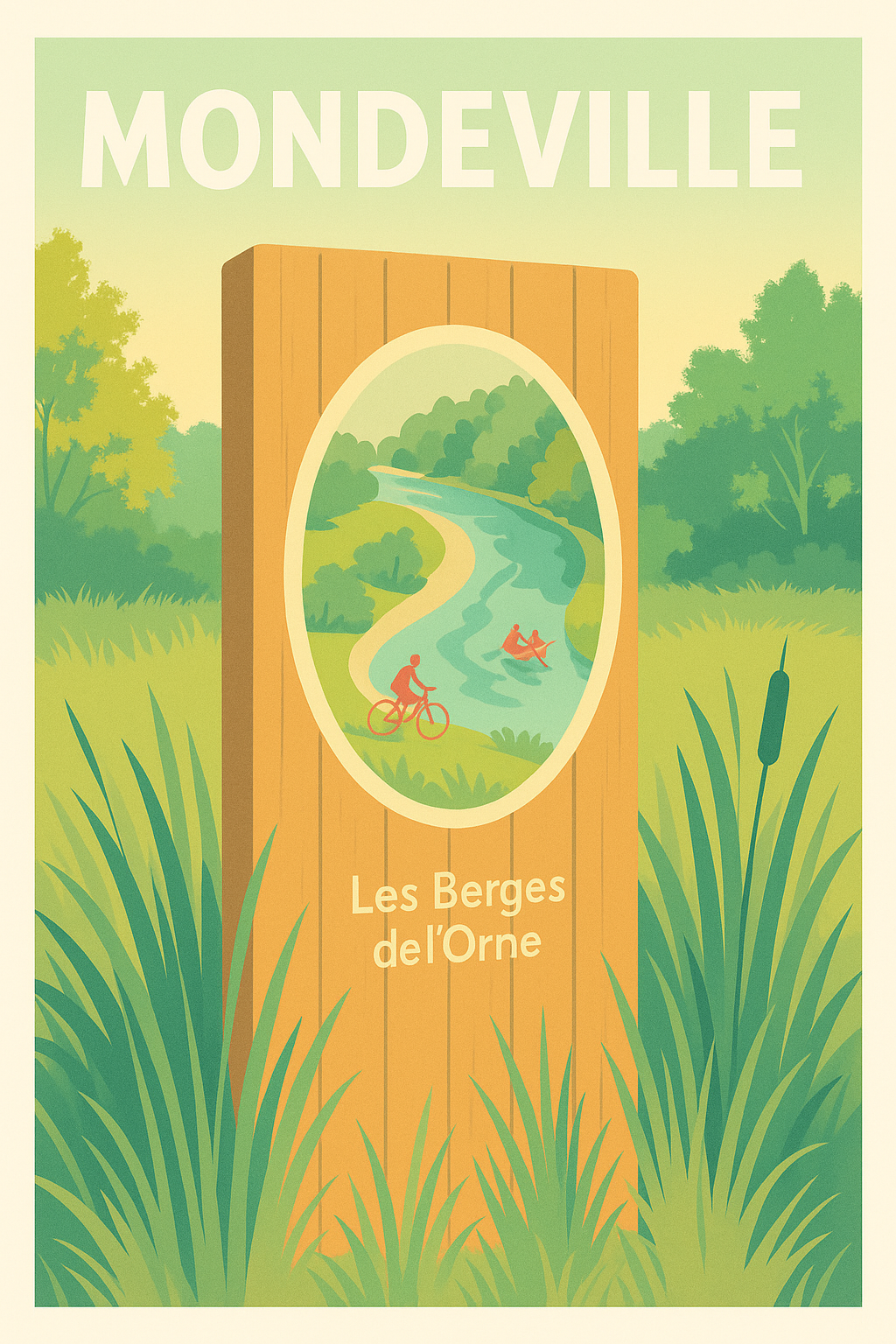 Affiche de Mondeville - Évasion nature aux Berges de l'Orne