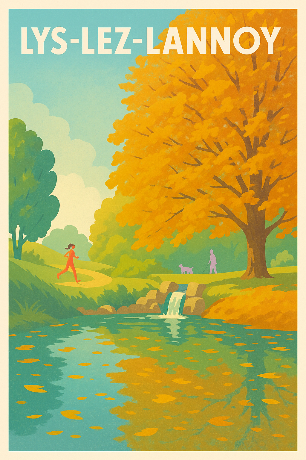 Affiche de Lys-lez-Lannoy - Harmonie automnale au fil de l'eau