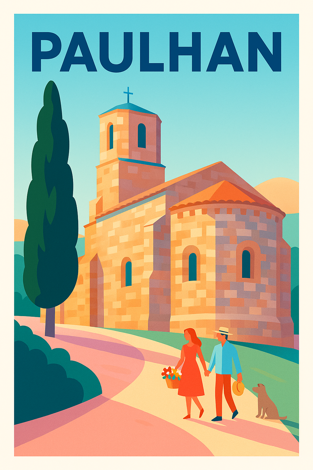 Affiche de Paulhan - Charme et douceur au cœur du village
