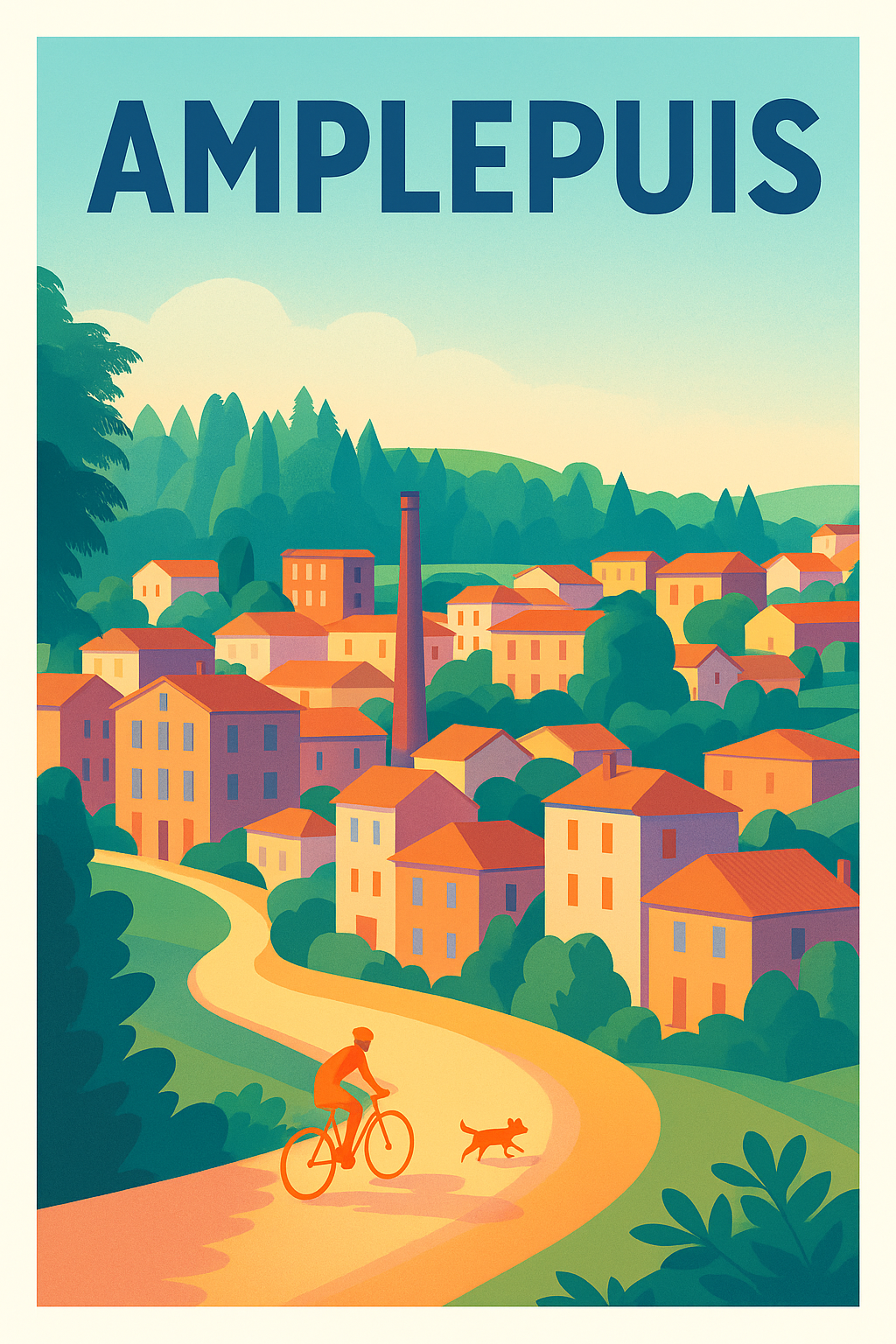 Affiche de Amplepuis - L'escapade paisible au cœur de la nature