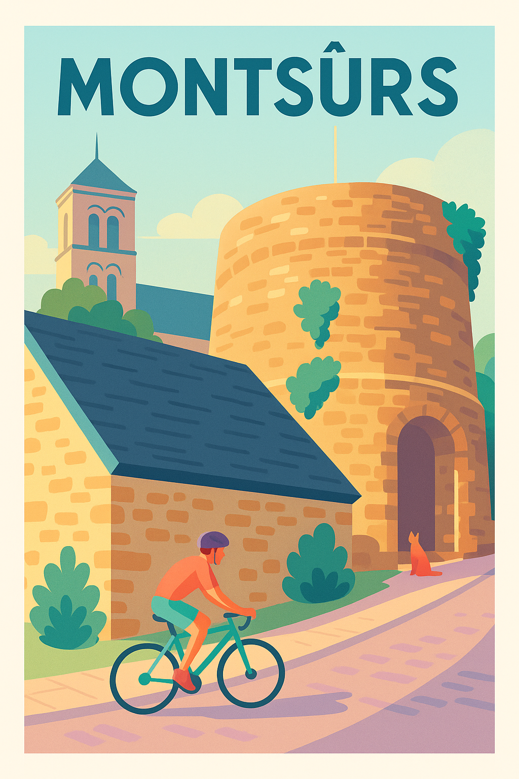 Affiche de Montsûrs - Charme et douceur d'une petite cité de caractère