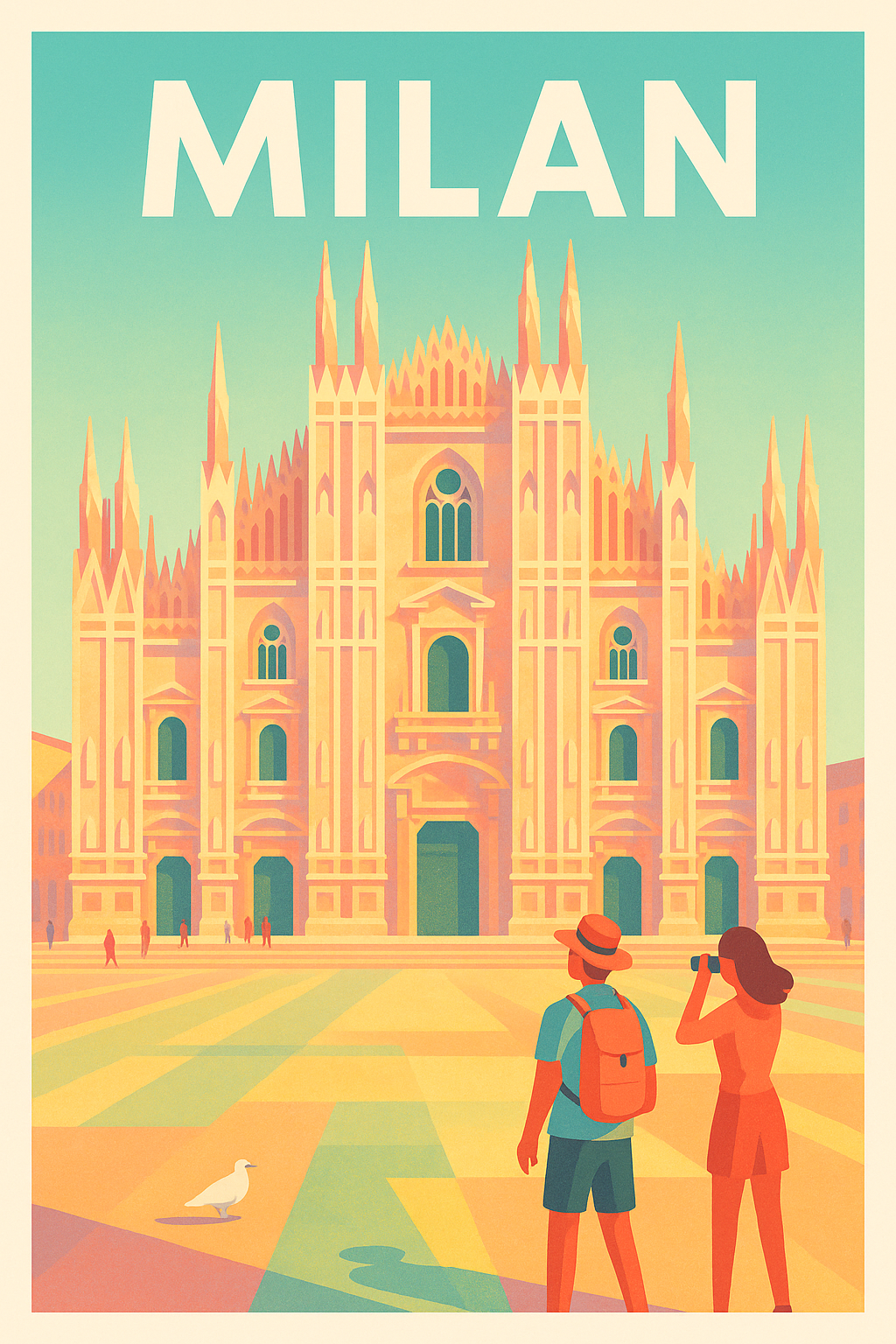 Affiche de Milan - Splendeur architecturale à découvrir