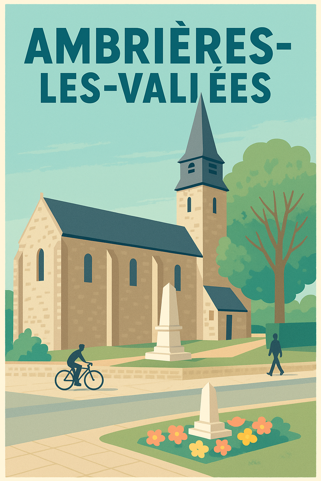 Affiche de Ambrières-les-Vallées - Charme et sérénité au cœur de la campagne