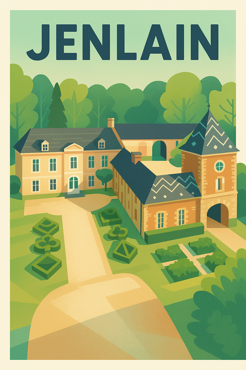 Affiche de Jenlain - Charme et sérénité au cœur du patrimoine