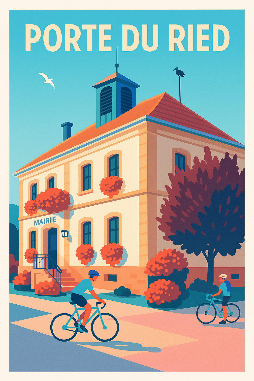 Affiche de Porte du Ried - Charme et douceur de village