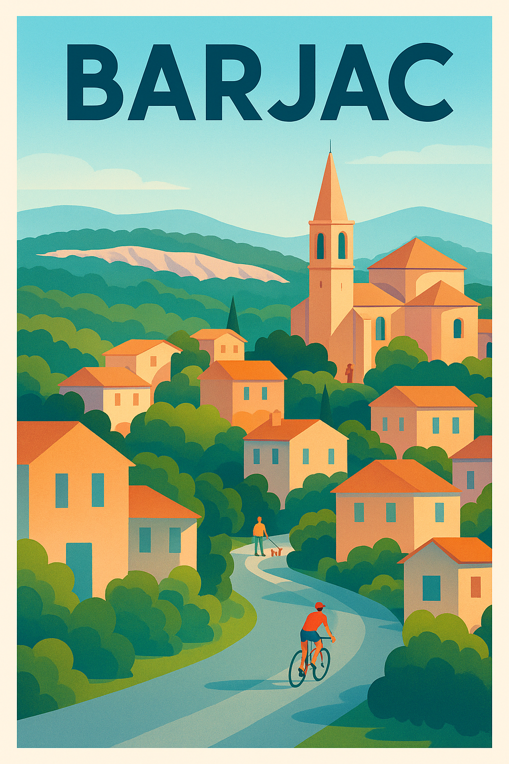 Affiche de Barjac - Charme et sérénité en pleine nature