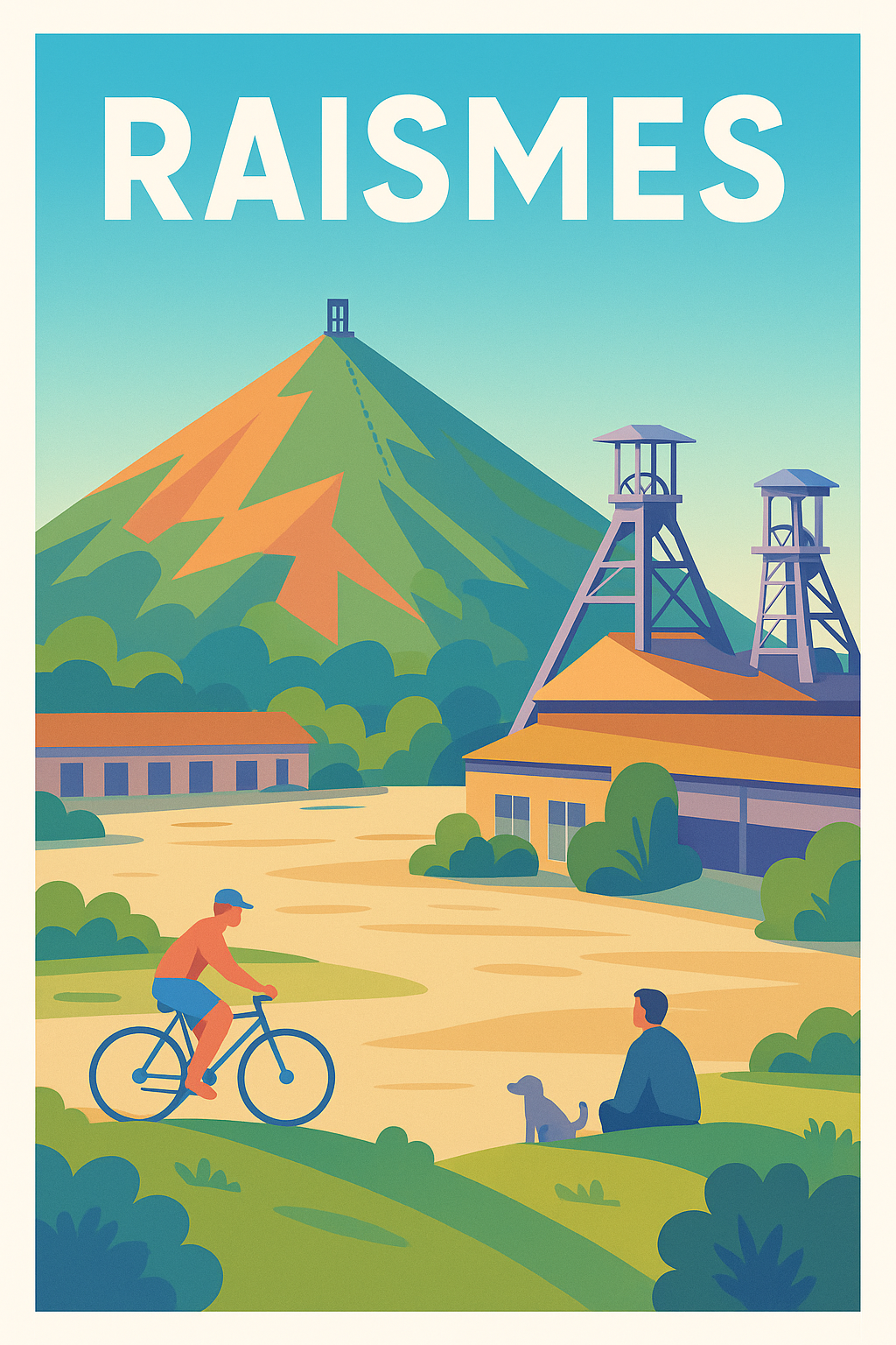Affiche de Raismes - L'évasion verte et industrielle