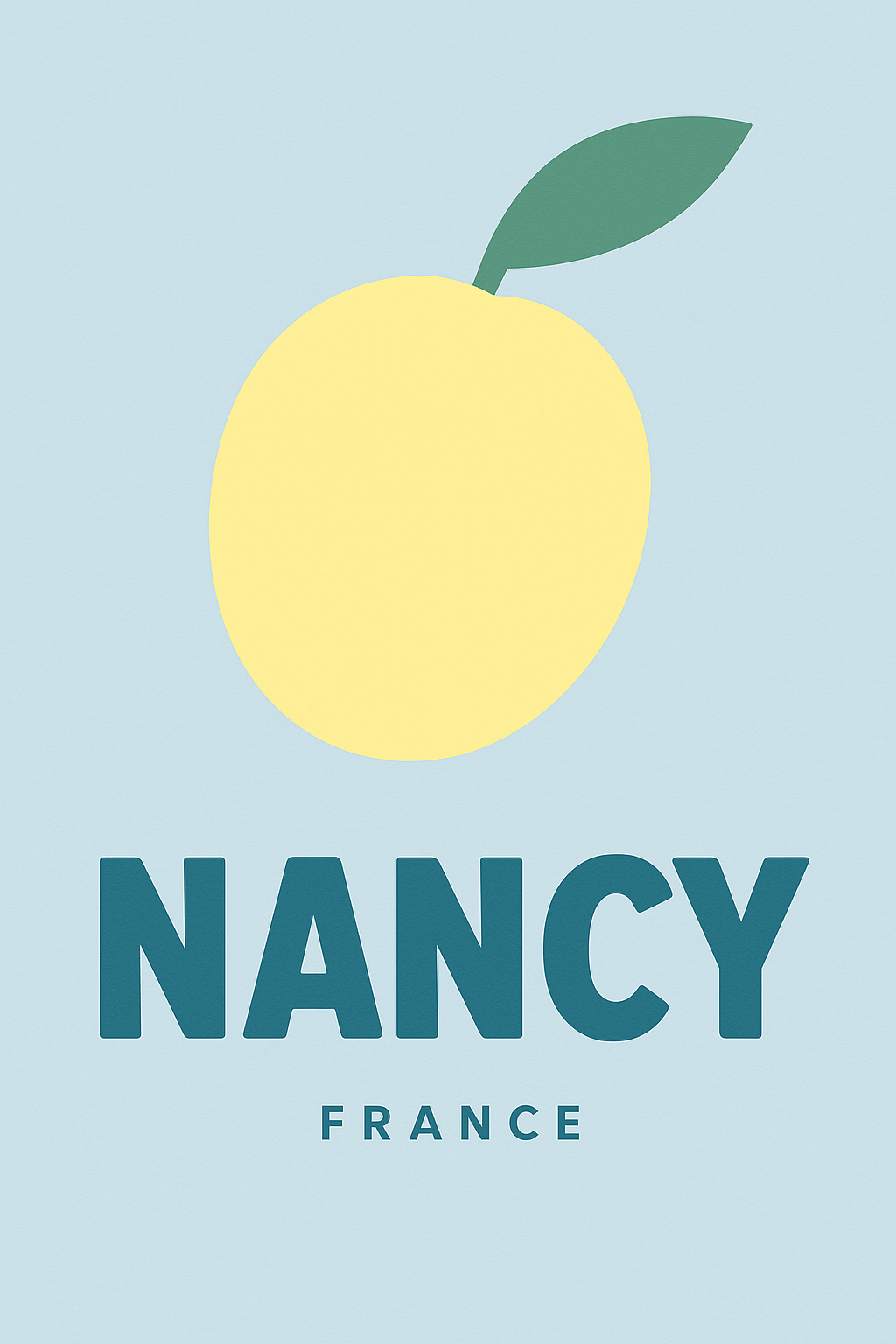 Affiche de Nancy - L'affiche fraîche et colorée