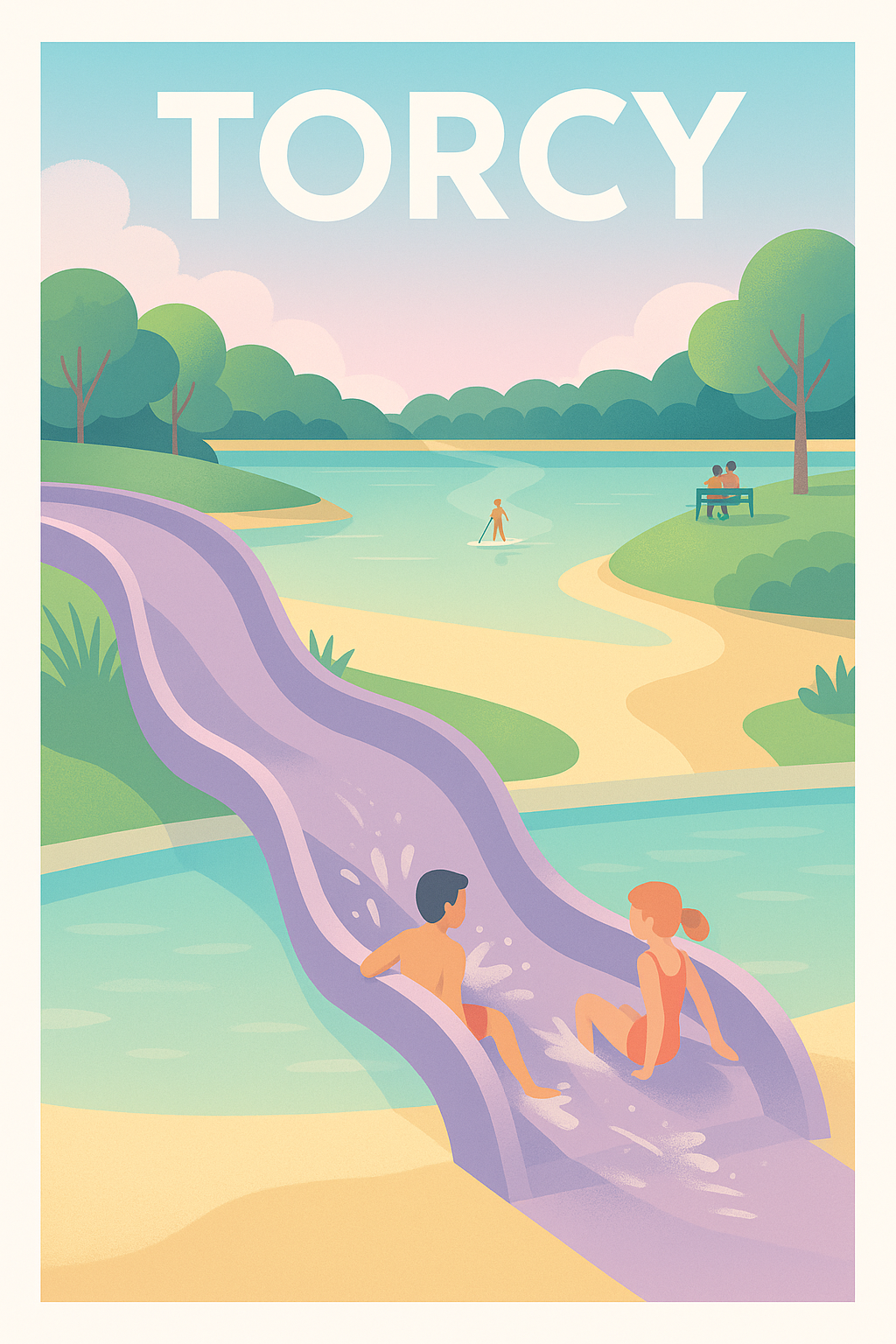 Affiche de Torcy - Plongez dans l'été et la nature