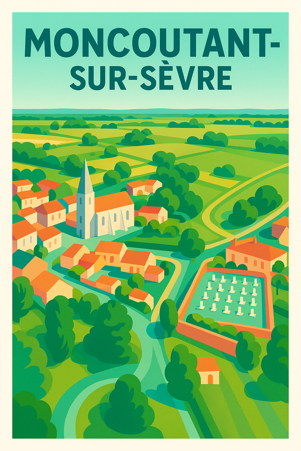 Affiche de Moncoutant-sur-Sèvre - Charme et Sérénité au cœur de la campagne