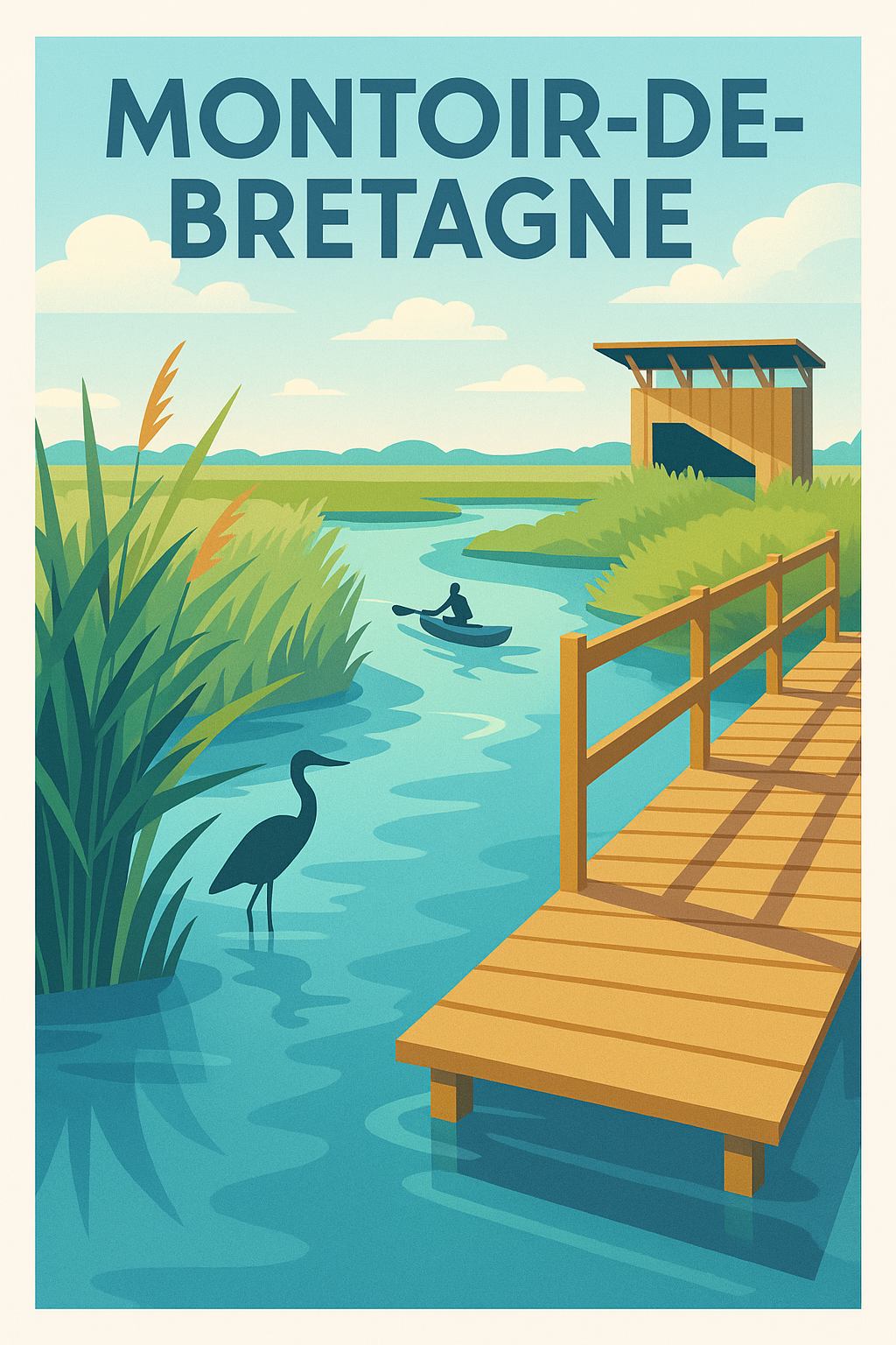 Affiche de Montoir-de-Bretagne - Nature paisible et escapade fluviale