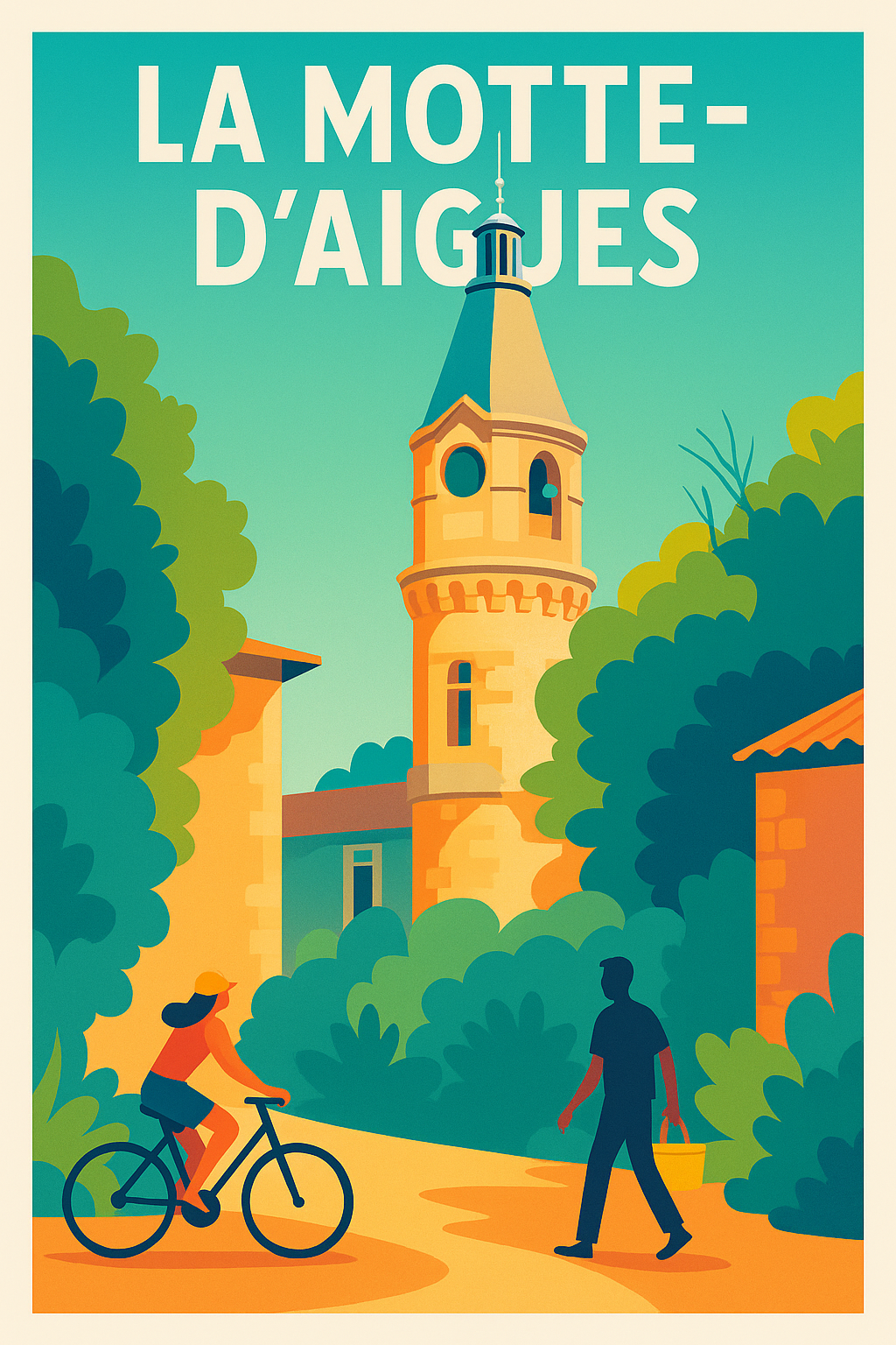 Affiche de La Motte-d'Aigues - Un havre de tranquillité provençal