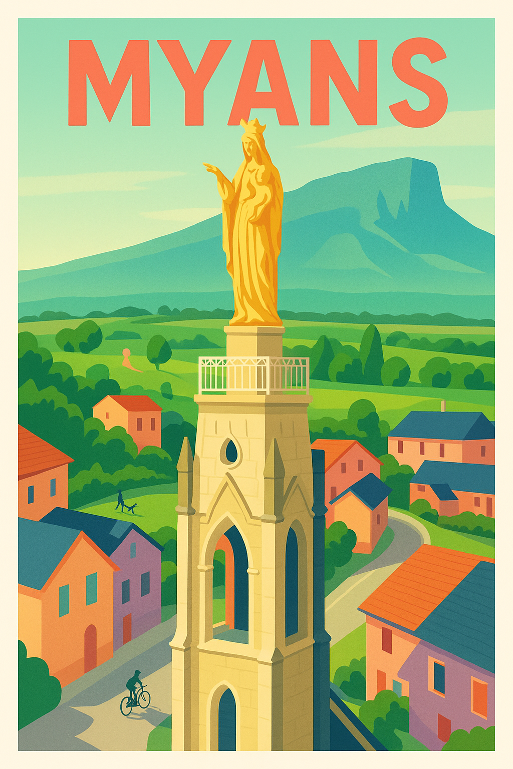 Affiche de Myans - Charme et sérénité au cœur de la nature